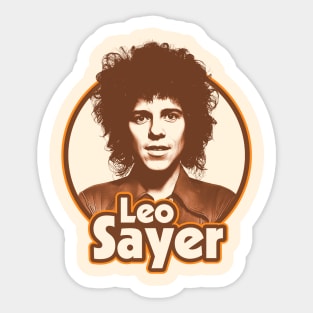 Leo Sayer - Retro 70s Singer Songwriter Sticker